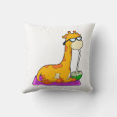 キリンとココナッツ クッション (裏面)