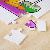 キリンとココナッツ ジグソーパズル (側面)