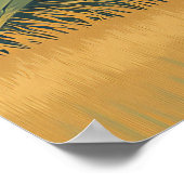 キリンとサファリ鳥 ポスター (角)