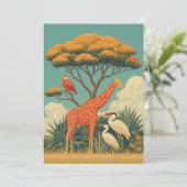 キリンとサファリ鳥 招待状 (スタンド正面)