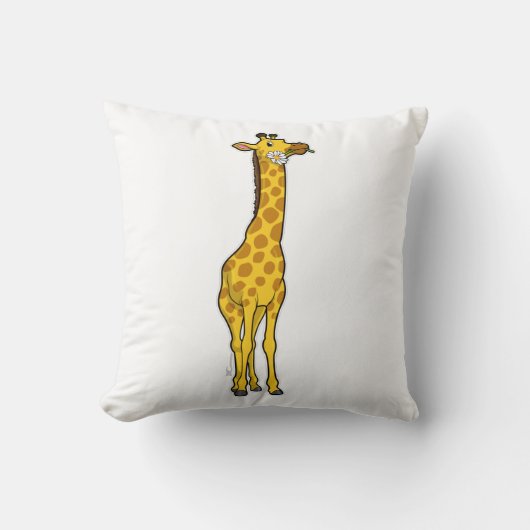 キリンとデイジー クッション (正面)