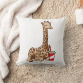 キリンとドリンク クッション (ブランケット)