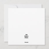 キリンとハートバレンタインデーのカード シーズンカード (裏面)