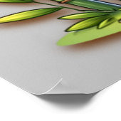 キリンとパンダモノグラムの名 | ポスター (角)