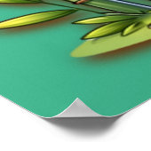 キリンとパンダモノグラムの名 | ポスター (角)