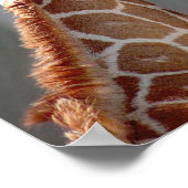 キリンとベビープリント ポスター (角)