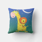 キリンとライオンの枕子供へ室 クッション (裏面)