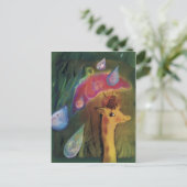 キリンとラディバグ*** ポストカード (スタンド正面)