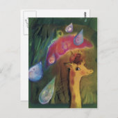 キリンとラディバグ*** ポストカード (正面/裏面)