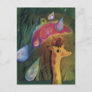 キリンとラディバグ*** ポストカード