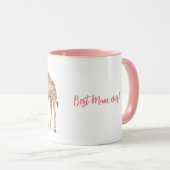 キリンと子牛最高ののマム マグカップ (正面右)