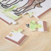 キリンと彼女のふくらはぎ ジグソーパズル (側面)