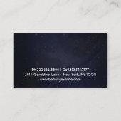 キリンと月 |ビジネスカスタムカード 名刺 (裏面)