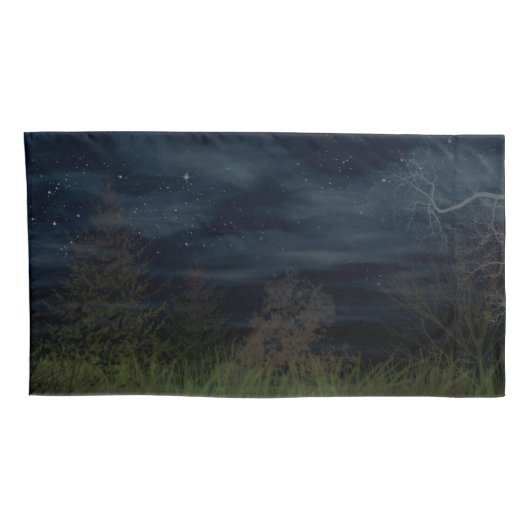 キリンと月 |枕カスタム下ケースのペア 枕カバー (裏面-右)