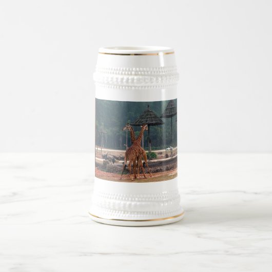 キリンと木 ビールジョッキ (中央)