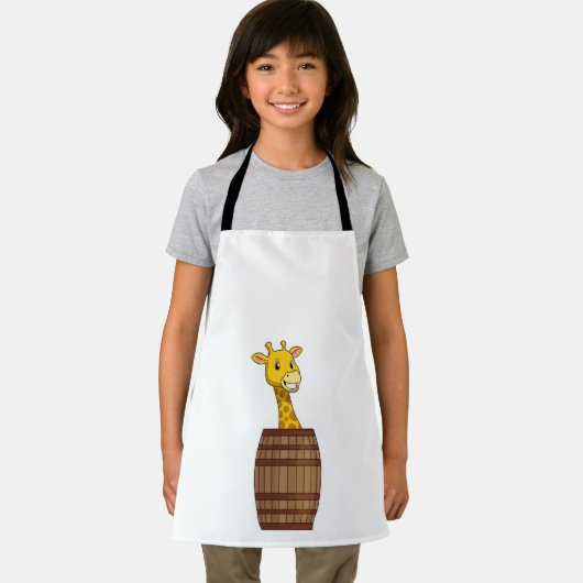 キリンと樽 エプロン (インサイチュ)