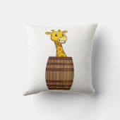 キリンと樽 クッション (裏面)
