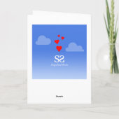 キリンと蝶の恋 カード (裏面)