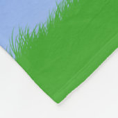 キリンと蝶の恋 フリースブランケット (角)