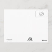 キリンと蝶の恋 ポストカード (裏面)