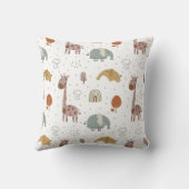 キリンと象のベビー クッション (裏面)