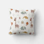 キリンと象のベビー クッション (正面)