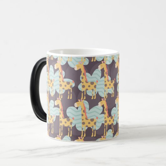 キリンと雲 モーフィングマグカップ (正面左)