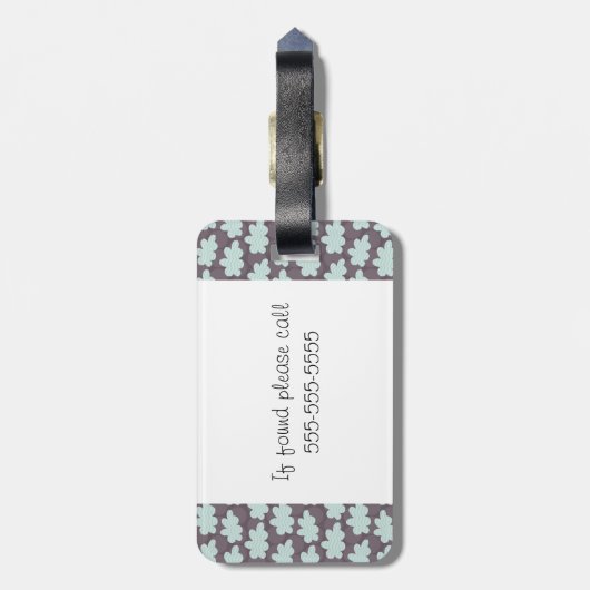 キリンと雲 ラゲッジタグ (裏面縦)