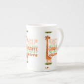 キリンになれなけりゃ自分でやってくれ ボーンチャイナマグカップ (正面右)