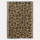 キリンによって斑点を付けられる背景 スローブランケット (正面縦)