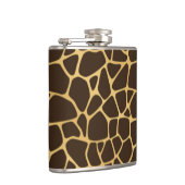 キリンによって斑点を付けられる背景 フラスク (右)