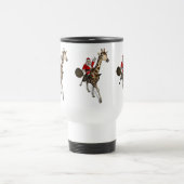 キリンに乗るサンタクロース トラベルマグ (中央)