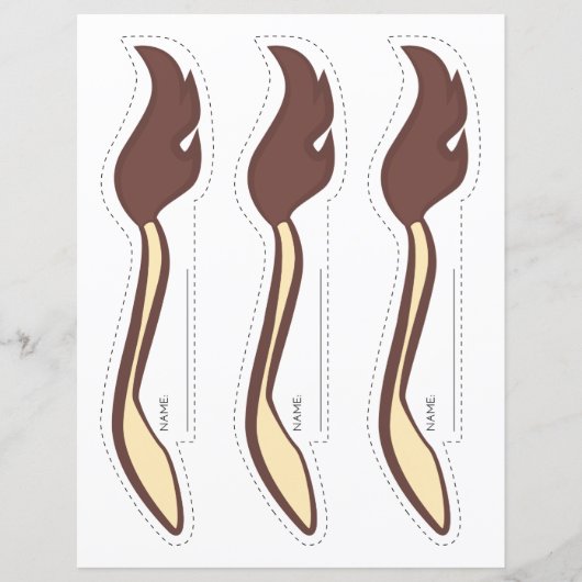 キリンに尻尾をピン留めする – TAILS (8.5x11) (正面)