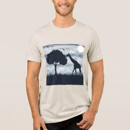 キリンに月がささやくとき トライブレンドTシャツ