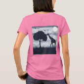 キリンに月がささやくとき Tシャツ (裏面)