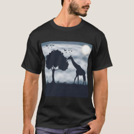 キリンに月がささやくとき Tシャツ