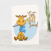 キリンのかわいいグリーティングカードが届く カード (正面)