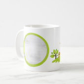 キリンのオーガニックな惑星のカスタムのマグ コーヒーマグカップ (正面左)