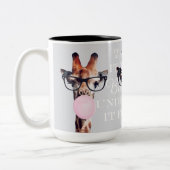 キリンのガムに説明す吹る ツートーンマグカップ (左)