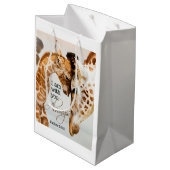 キリンのギフトバッグ ミディアムペーパーバッグ (裏面アングル)