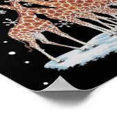 キリンのクリスマスツリーキリンのクリスマスツリーメリーCh ポスター (角)