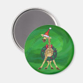 キリンのクリスマスマグネット マグネット (正面/裏面)