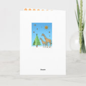 キリンのクリスマス カード (裏面)