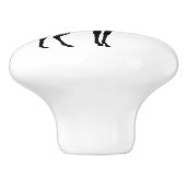 キリンのシルエット セラミックノブ (側面)