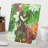 キリンのジャングルのラブテーブルトップサイン 台座サイン (インサイチュ)