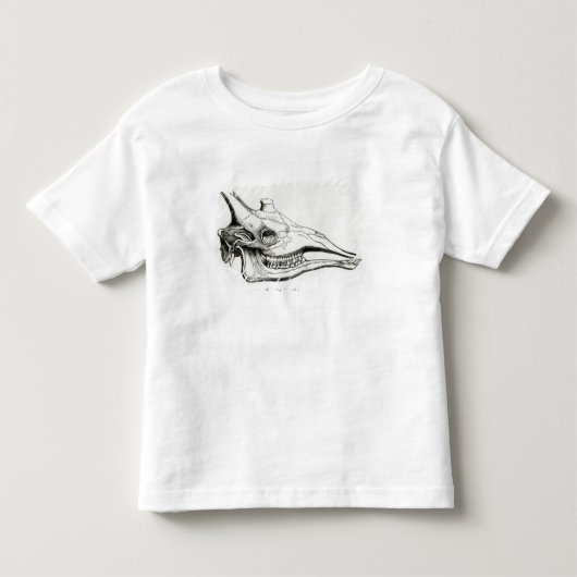 キリンのスカル トドラーTシャツ (正面)