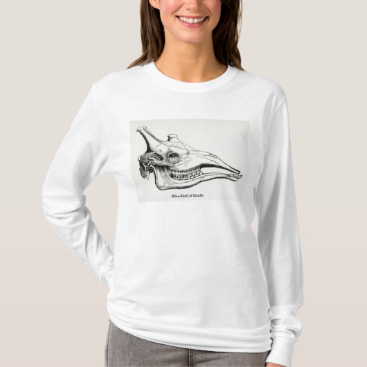 キリンのスカル Tシャツ (正面)