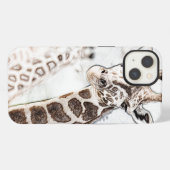 キリンのスケッチ iPhoneケース (裏面横)
