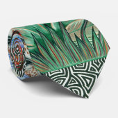 キリンのデザインのタイ ネクタイ (ロール)