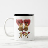 キリンのバレンタイン愛Tシャツおよびギフト ツートーンマグカップ (左)